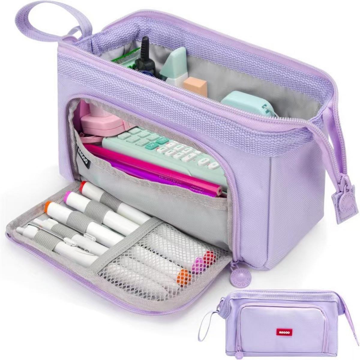 Расширяющийся пенал - Вместительная многослойная сумка для хранения канцелярских принадлежностей, Прочный карман на молнии для студентов, художников и профессионалов One Size фиолетовый
Расширяющийся пенал - Вместительная многослойная сумка для хранения канцелярских принадлежностей, Прочный карман на молнии для студентов, художников и профессионалов One Size фиолетовый
