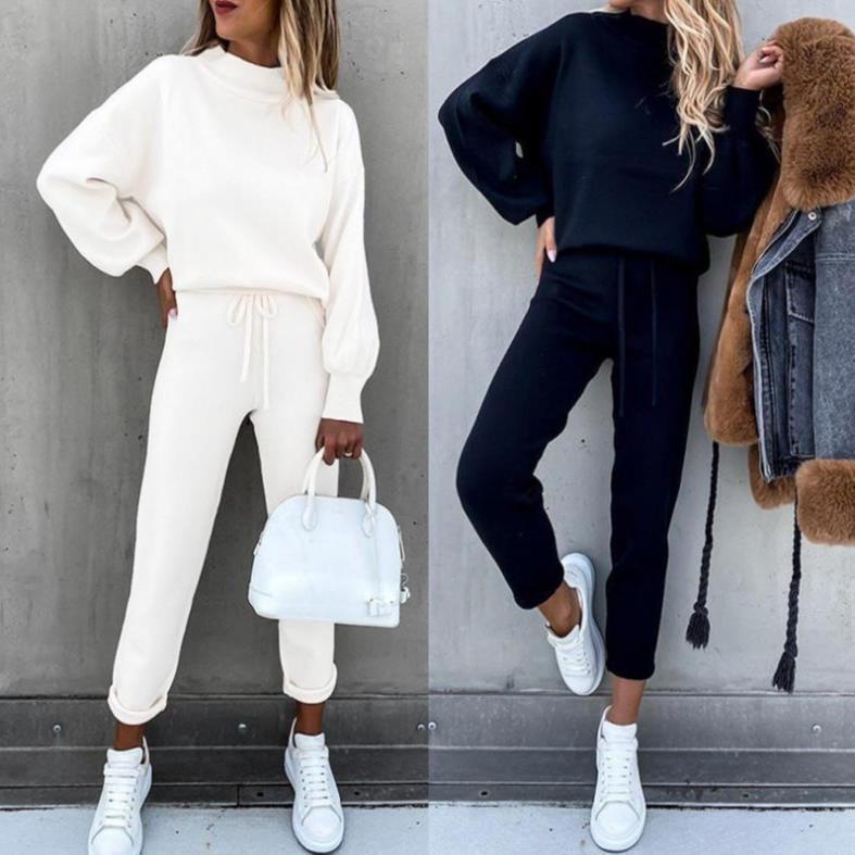 2022 Women s High Neck Sweater and Trousers Two-Piece Suit - Autumn/Winter Fashion M чорний
2022 Women s High Neck Sweater and Trousers Two-Piece Suit - Autumn/Winter Fashion M чорний