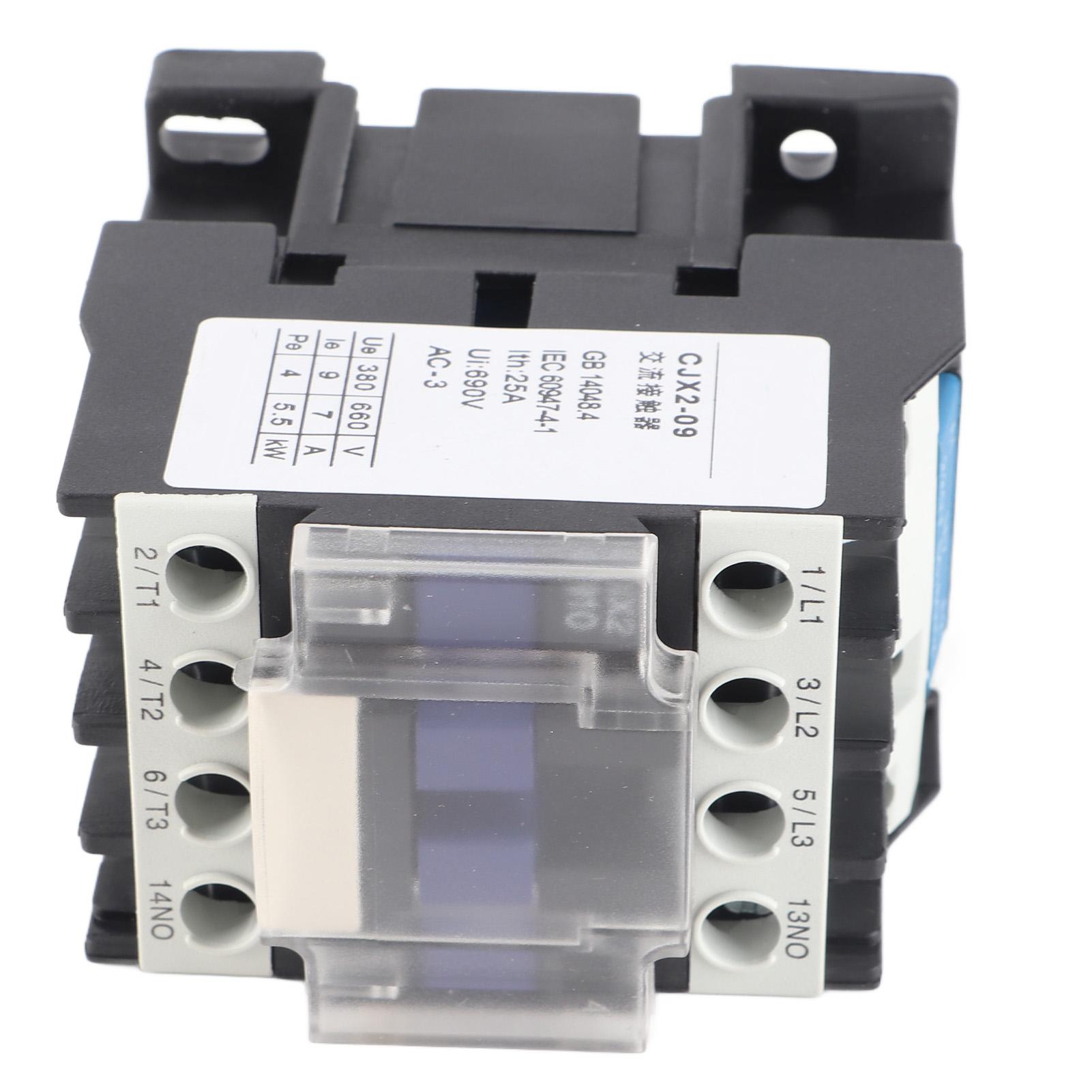AC Contactor Thickened Contact Strong Conductivity High Sensitivity Normally Open Industrial Contact
AC Contactor Thickened Contact Strong Conductivity High Sensitivity Normally Open Industrial Contact