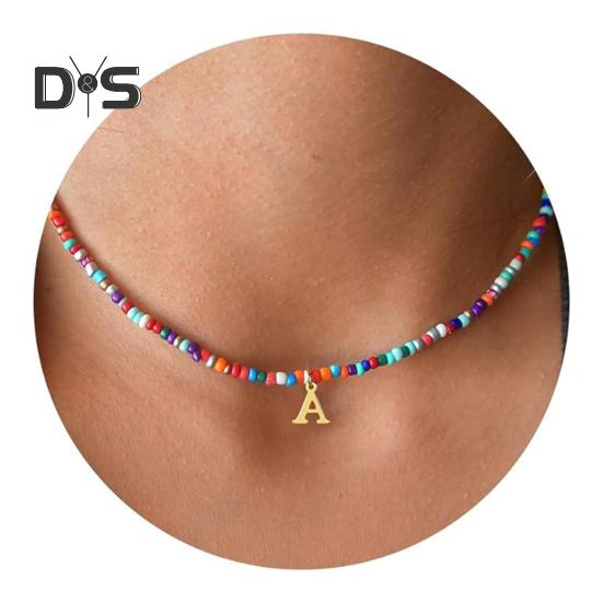 Женское ожерелье с подвеской в виде буквы, регулируемая удлиненная длина, в стиле ретро, этнический стиль, разноцветные рисовые бусины, гладкие шейные украшения, женское ожерелье с ключицей, подарок для лучшей подруги A золотистый
Женское ожерелье с подвеской в виде буквы, регулируемая удлиненная длина, в стиле ретро, этнический стиль, разноцветные рисовые бусины, гладкие шейные украшения, женское ожерелье с ключицей, подарок для лучшей подруги A золотистый