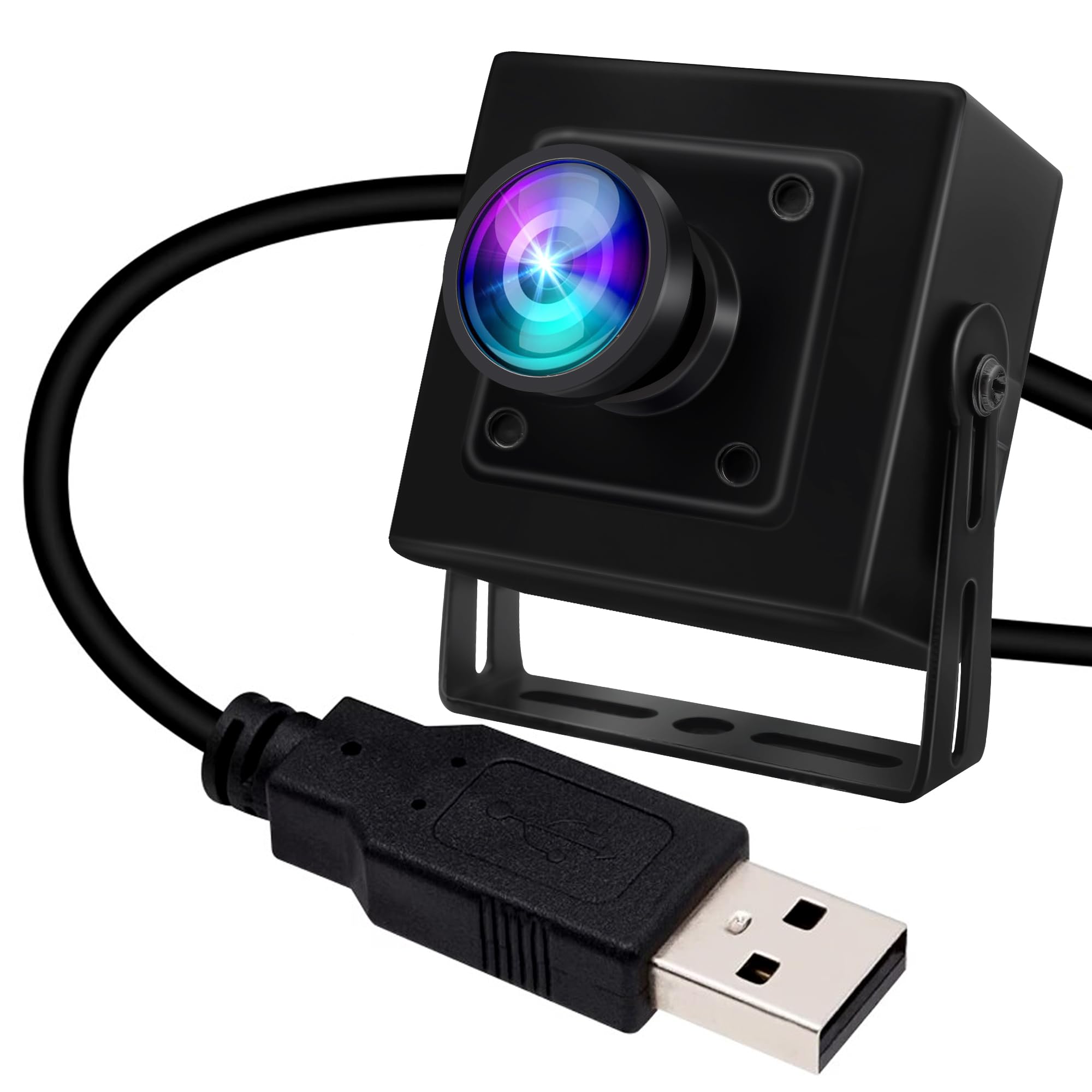 ELP 4K USB-камера Надмала веб-камера Ширококутна камера з об’єктивом Full HD 2160P 30FPS Камера 90 градусів Камера з фіксованим об’єктивом Веб-камера Sony IMX317 Сумісний чорний
ELP 4K USB-камера Надмала веб-камера Ширококутна камера з об’єктивом Full HD 2160P 30FPS Камера 90 градусів Камера з фіксованим об’єктивом Веб-камера Sony IMX317 Сумісний чорний