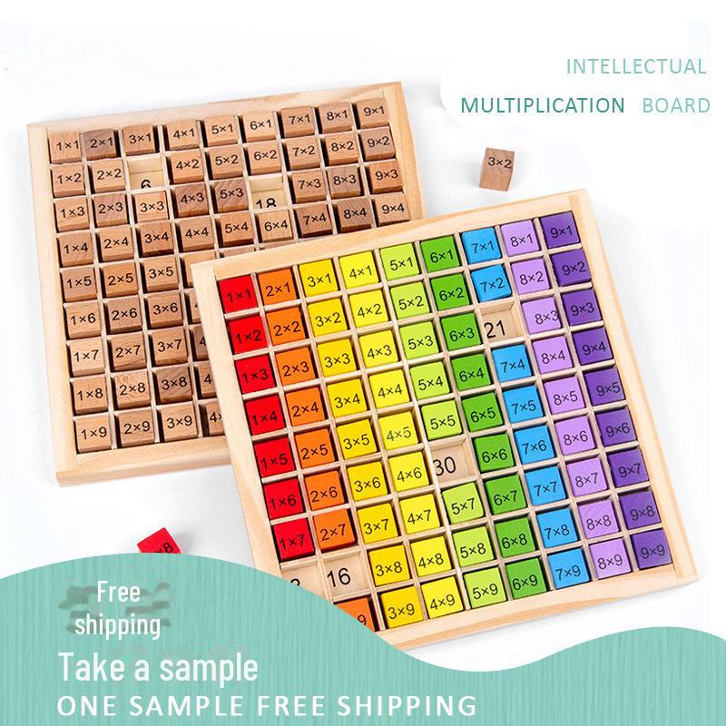 Деревянная игрушка «Таблица умножения» для раннего развития детей Colored Multiplication Table
Деревянная игрушка «Таблица умножения» для раннего развития детей Colored Multiplication Table