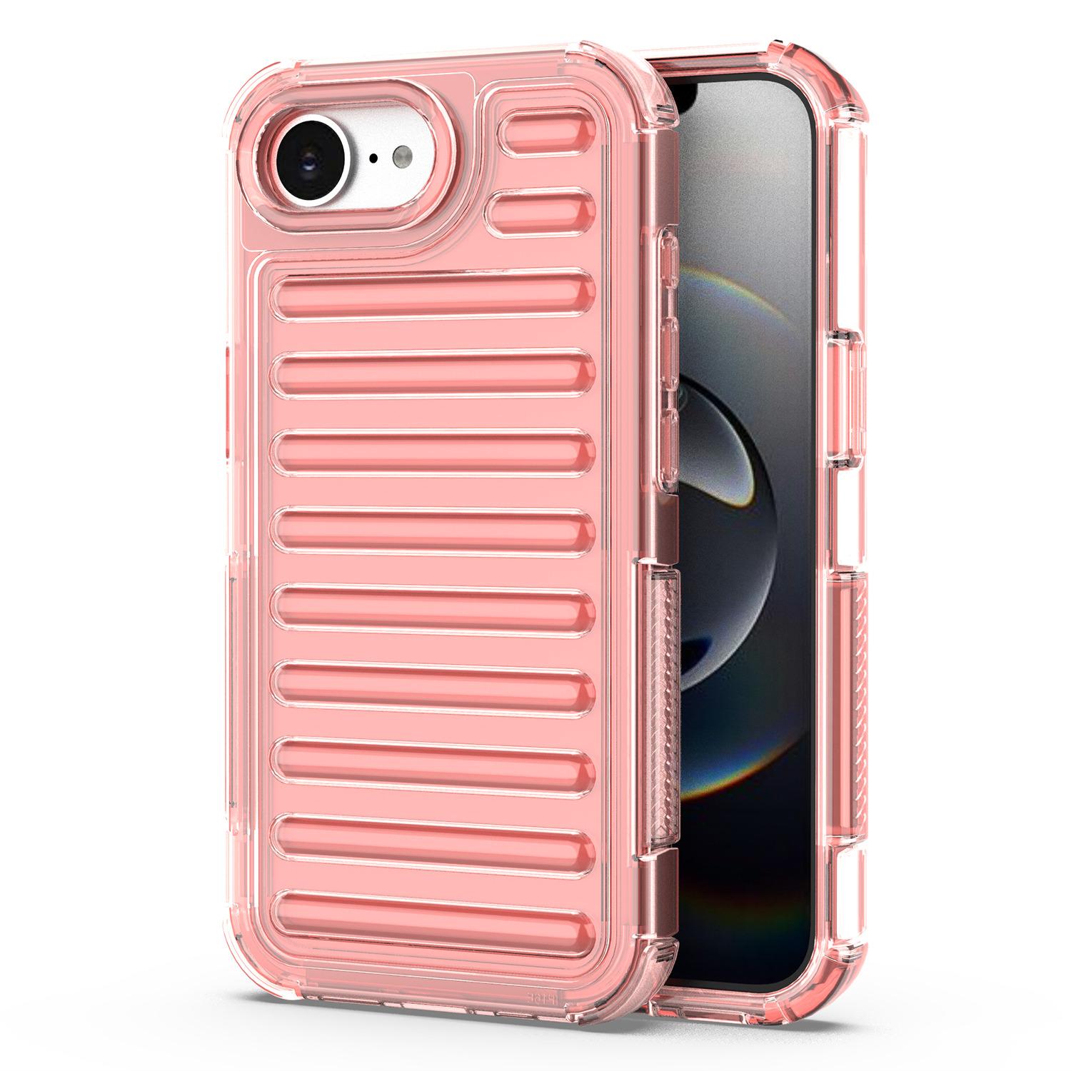 For iPhone 16e Case Stripe Design Anti-Slip Detachable TPU+PC Phone Cover Deep Pink
For iPhone 16e Case Stripe Design Anti-Slip Detachable TPU+PC Phone Cover Deep Pink