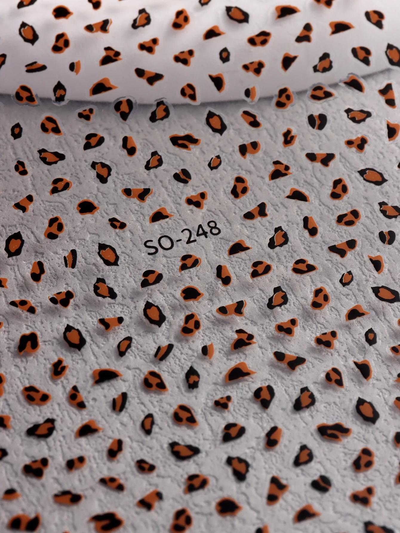 Leopard Print Nail Sliders, Self-Adhesive Stickers with Brown Black Spots for French Nail Art United States
Leopard Print Nail Sliders, Self-Adhesive Stickers with Brown Black Spots for French Nail Art United States