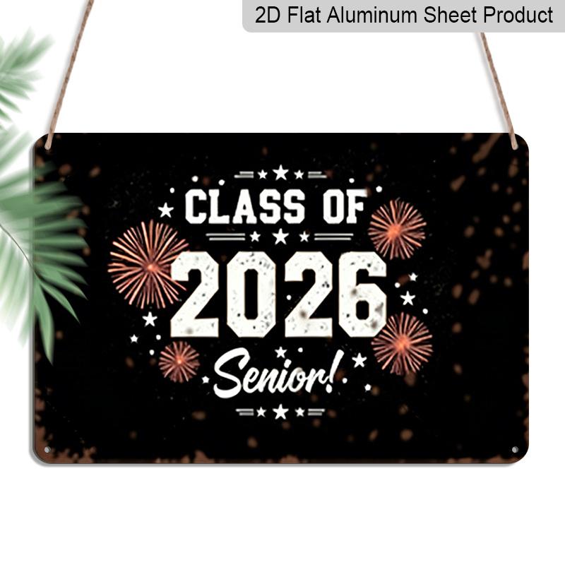 2D Flat 1pc 8X12 Inch Aluminium Metal Sign Celebrating The Class of 2026, Perfect for Senior Graduation. Wall Art for Home, Living Room, or Bedroom 20*30cm
2D Flat 1pc 8X12 Inch Aluminium Metal Sign Celebrating The Class of 2026, Perfect for Senior Graduation. Wall Art for Home, Living Room, or Bedroom 20*30cm
