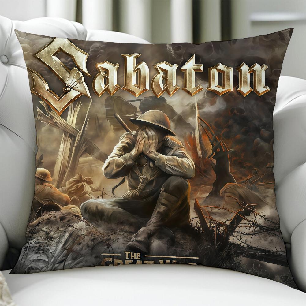 SSSabaton Rock Band cushion cover Birthday Anniversary Gifts Double Sided Printed Zipper Cushion Cover Soft Skin Bedding 30x30cm
SSSabaton Rock Band cushion cover Birthday Anniversary Gifts Double Sided Printed Zipper Cushion Cover Soft Skin Bedding 30x30cm