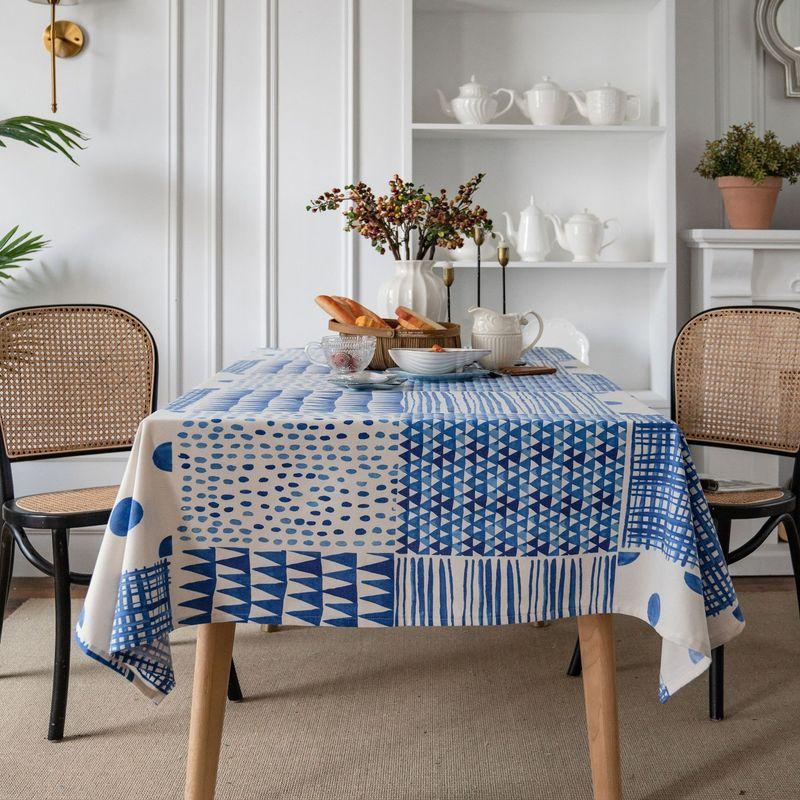 Minimalist Blue Splicing Geometric Printed Kitchen Tablecloth Blue puzzle with no lace 70*70
Minimalist Blue Splicing Geometric Printed Kitchen Tablecloth Blue puzzle with no lace 70*70