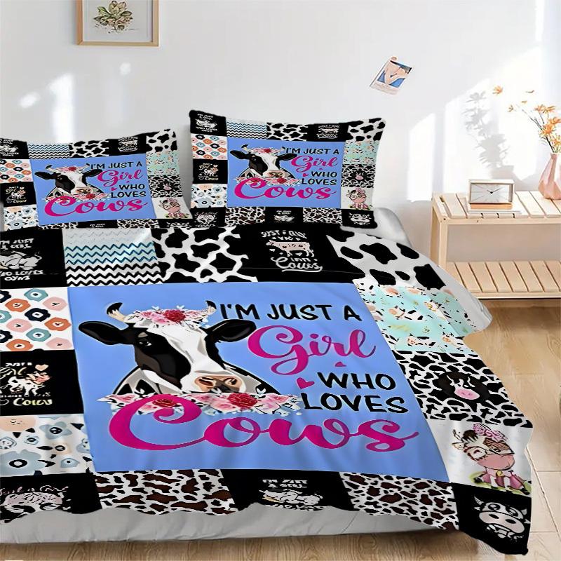 3PCs Cow Print Items Design Cover Set, Breathable Fabric, Machine Washable (1 Duvet Cover + 2 Pillowcases) (Without Quilt) yy250911129 135x200cm
3PCs Cow Print Items Design Cover Set, Breathable Fabric, Machine Washable (1 Duvet Cover + 2 Pillowcases) (Without Quilt) yy250911129 135x200cm