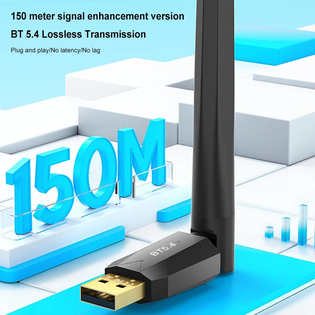 USB Bluetooth 5.4 Adapter for PC 150M Wireless BT Transmitter Receiver for PC Windows 11/10/8.1 Mouse Keyboard Audio Receiver
USB Bluetooth 5.4 Adapter for PC 150M Wireless BT Transmitter Receiver for PC Windows 11/10/8.1 Mouse Keyboard Audio Receiver