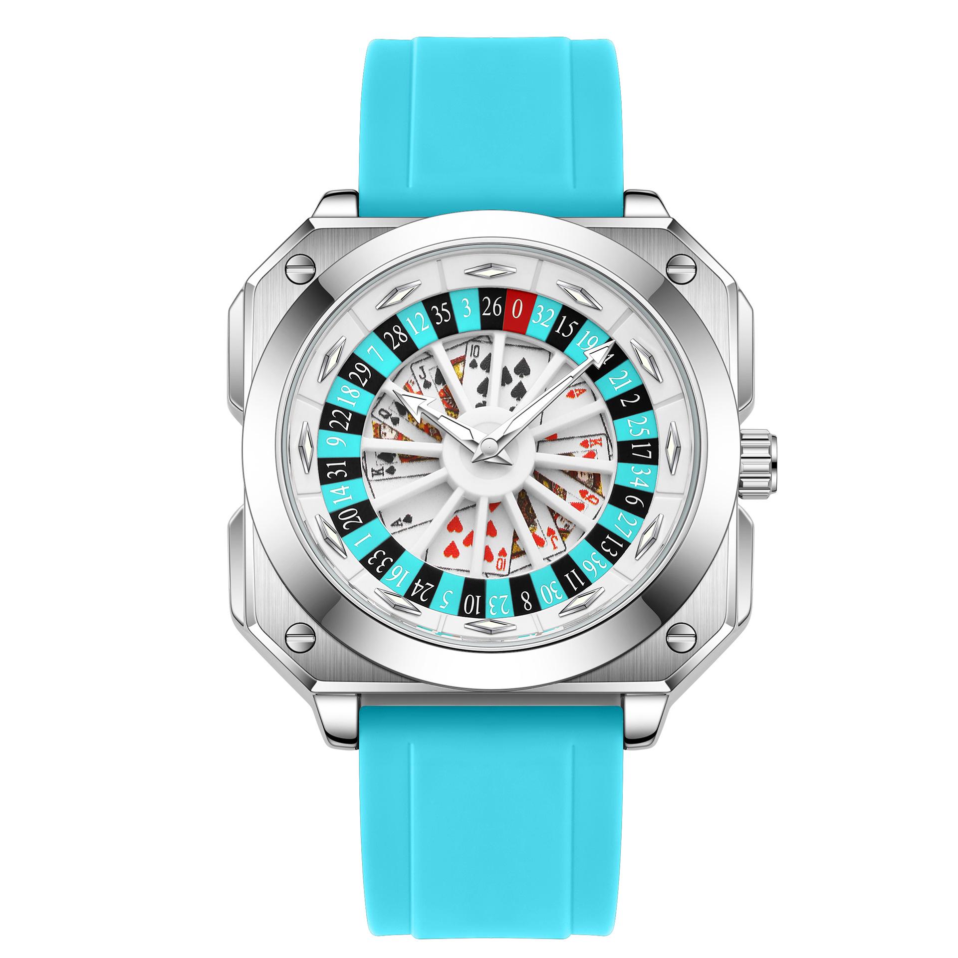 Men s Good Luck Wheel Roulette Poker Luminous Waterproof Wristwatch
Men s Good Luck Wheel Roulette Poker Luminous Waterproof Wristwatch