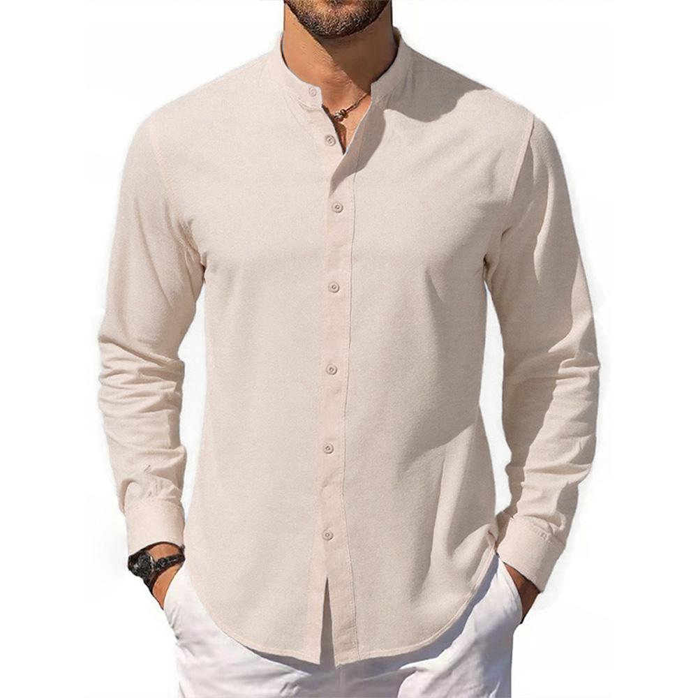 Мужская рубашка из хлопка и льна, весна-лето, однотонная, пляжный стиль, легкие дышащие топы на пуговицах, рубашки для отпуска в гавайском стиле L бежевый
Мужская рубашка из хлопка и льна, весна-лето, однотонная, пляжный стиль, легкие дышащие топы на пуговицах, рубашки для отпуска в гавайском стиле L бежевый