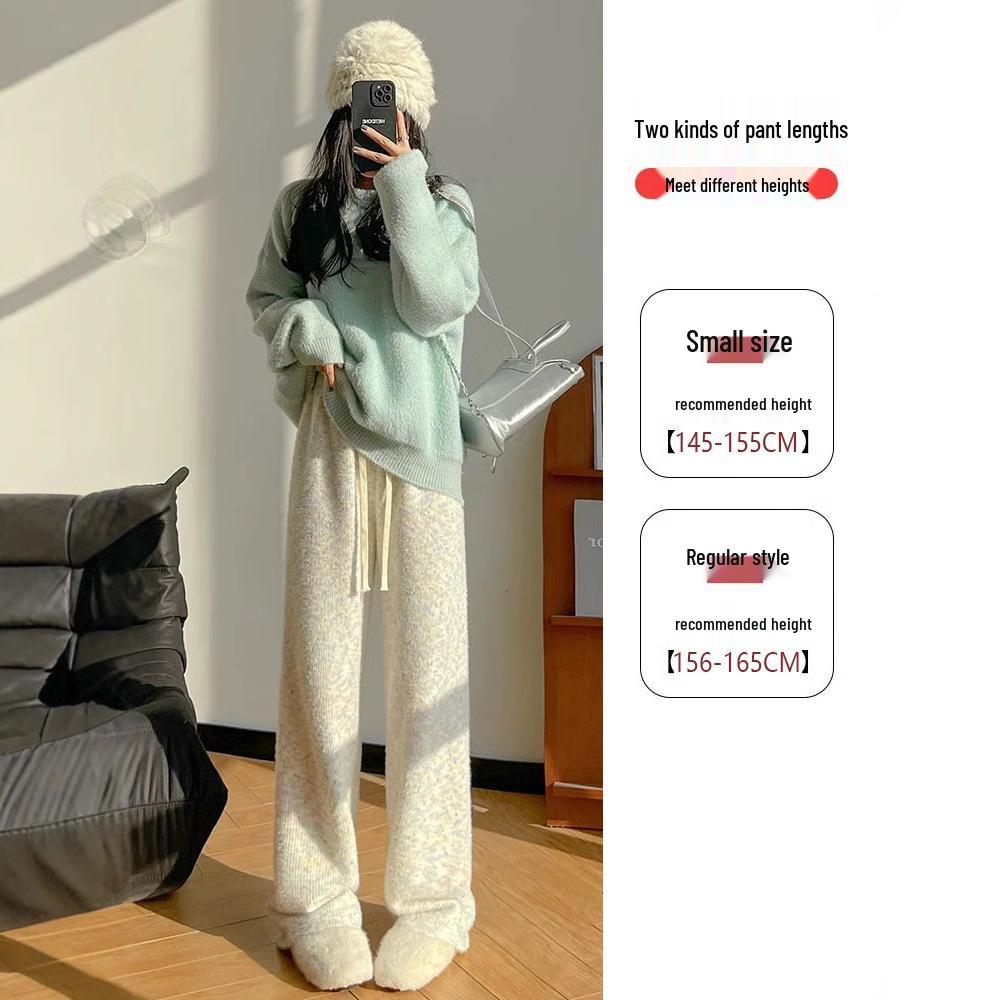 Petite Fleece-Lined Rainbow Sticky Rice High-Waist Casual Knit Pants XS (60-79 lbs)
Petite Fleece-Lined Rainbow Sticky Rice High-Waist Casual Knit Pants XS (60-79 lbs)