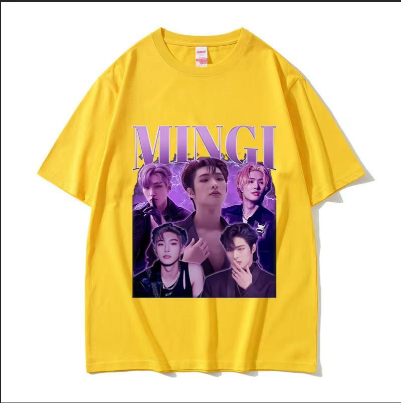 Korean Band Mingi Ateez Print Graphic Tee Shirt Women Summer Hip Hop Kpop O-Neck Clothing T-shirt Unisex 100% Cotton T Shirts 4XL
Korean Band Mingi Ateez Print Graphic Tee Shirt Women Summer Hip Hop Kpop O-Neck Clothing T-shirt Unisex 100% Cotton T Shirts 4XL