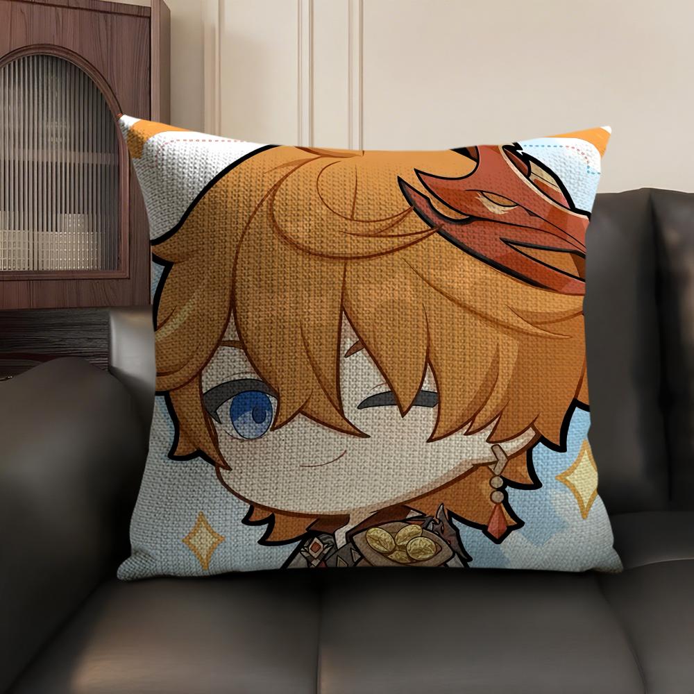 Tartaglia Cute Genshin Impact Cushion Cover Natural Linen Organic Fabric DoubleSided Printing Sofa Home Decor Gift Pillow Case 30x30cm
Tartaglia Cute Genshin Impact Cushion Cover Natural Linen Organic Fabric DoubleSided Printing Sofa Home Decor Gift Pillow Case 30x30cm
