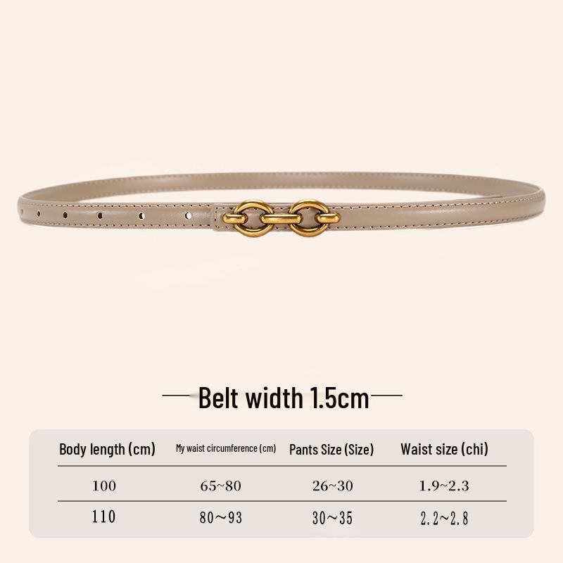 2026 Women s Versatile 1.5cm Thin Korean Style Casual Belt 100 cm
2026 Women s Versatile 1.5cm Thin Korean Style Casual Belt 100 cm