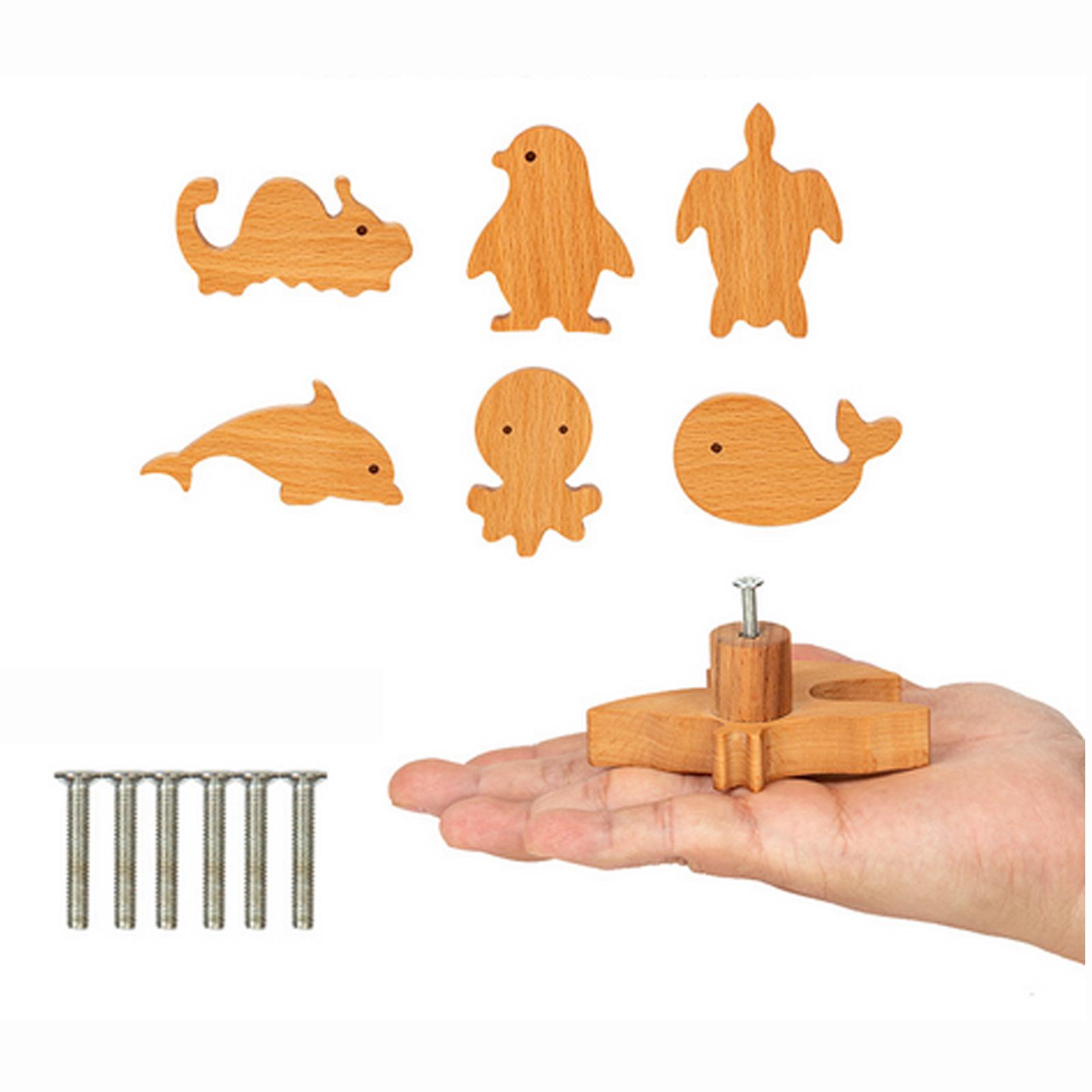 6set Wooden Animal Hooks Handcrafted And Durable For Home Handles For Wardrobe And Drawer Furniture
6set Wooden Animal Hooks Handcrafted And Durable For Home Handles For Wardrobe And Drawer Furniture
