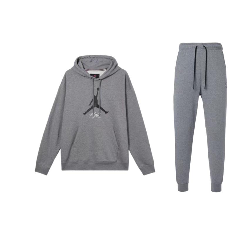 Jordan Fleece Lined Hooded Knit Long Sleeve Sweatshirt With Logo Embroidery And Drawstring Cuffed Pants Casual Sports Set DQ7341-091+FD7546-091 M
Jordan Fleece Lined Hooded Knit Long Sleeve Sweatshirt With Logo Embroidery And Drawstring Cuffed Pants Casual Sports Set DQ7341-091+FD7546-091 M