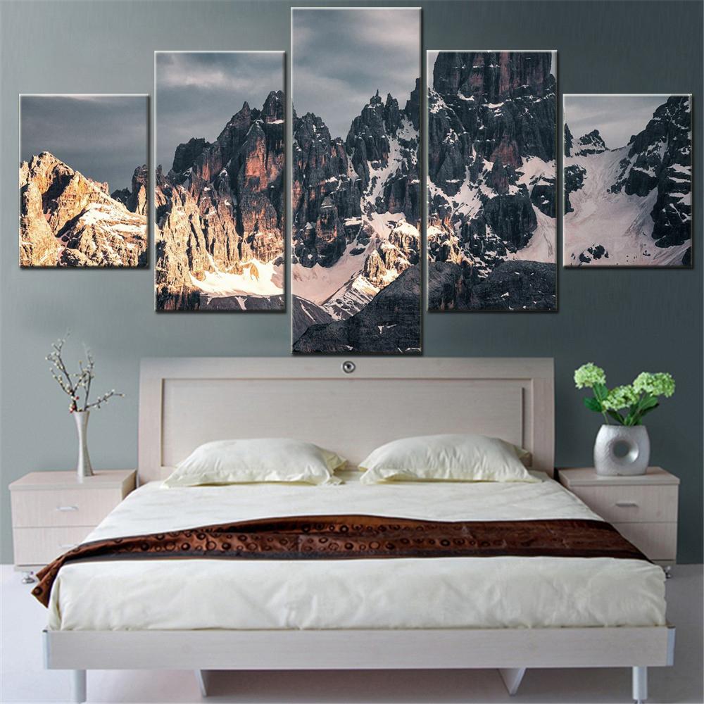 5 Pieces Canvas Wall Arts Poster Painting Nature Golden Hour Mountain Peak Wallpaper Interior Home Decor Picture Printing 20X35 20X45 20X55CM
5 Pieces Canvas Wall Arts Poster Painting Nature Golden Hour Mountain Peak Wallpaper Interior Home Decor Picture Printing 20X35 20X45 20X55CM