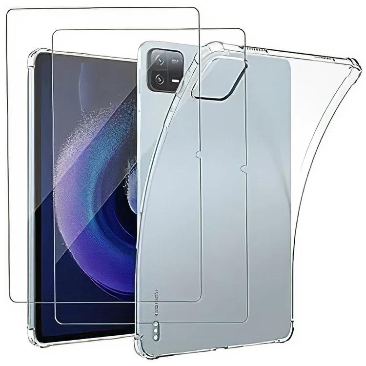 Для Xiaomi Pad 6 Pro / Pad 6 Прозрачный чехол для планшета из ТПУ с защитой от падения + 2,5D пленка из закаленного стекла с дуговым краем
Для Xiaomi Pad 6 Pro / Pad 6 Прозрачный чехол для планшета из ТПУ с защитой от падения + 2,5D пленка из закаленного стекла с дуговым краем