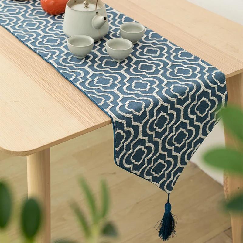 Elegant Jacquard Turquoise Cotton Linen Table Runner with Tassels Dresser Scarf for Home Party Wedding Dining Table Decor (Dark Blue,32x120cm) темно-синий
Elegant Jacquard Turquoise Cotton Linen Table Runner with Tassels Dresser Scarf for Home Party Wedding Dining Table Decor (Dark Blue,32x120cm) темно-синий
