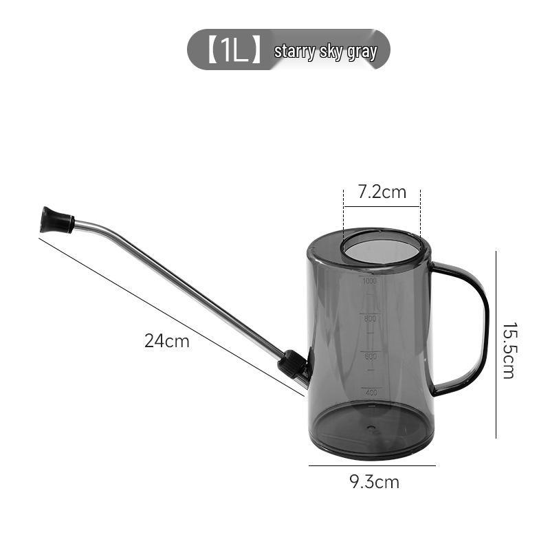 Лейка из нержавеющей стали большой вместимости с длинным носиком для комнатных растений
Лейка из нержавеющей стали большой вместимости с длинным носиком для комнатных растений