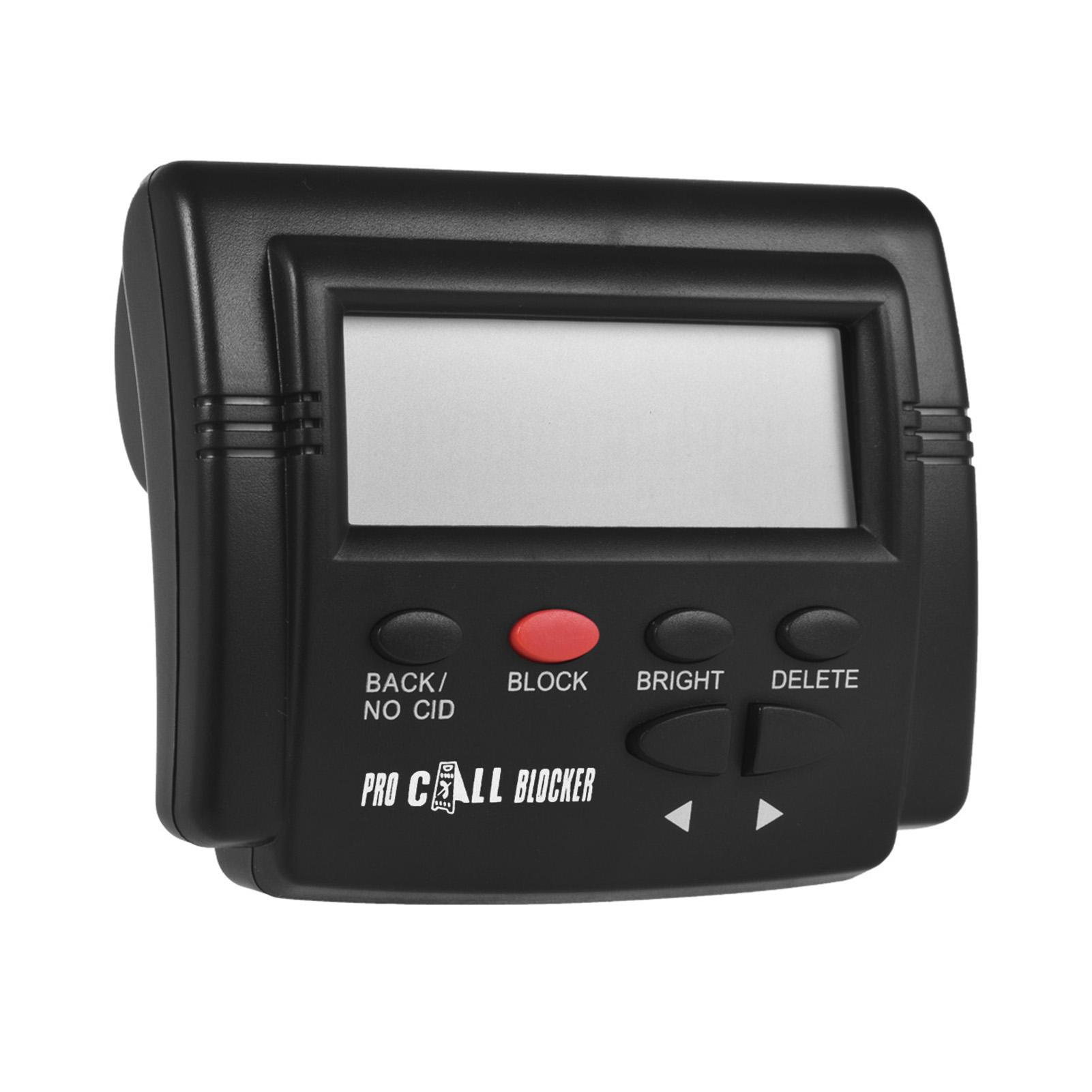 1500 Caller ID Box One Touch Number Block Unwanted Calls Call Blocker Stop Nuisance Calls Devices for Phones Landline Telephone чорний
1500 Caller ID Box One Touch Number Block Unwanted Calls Call Blocker Stop Nuisance Calls Devices for Phones Landline Telephone чорний