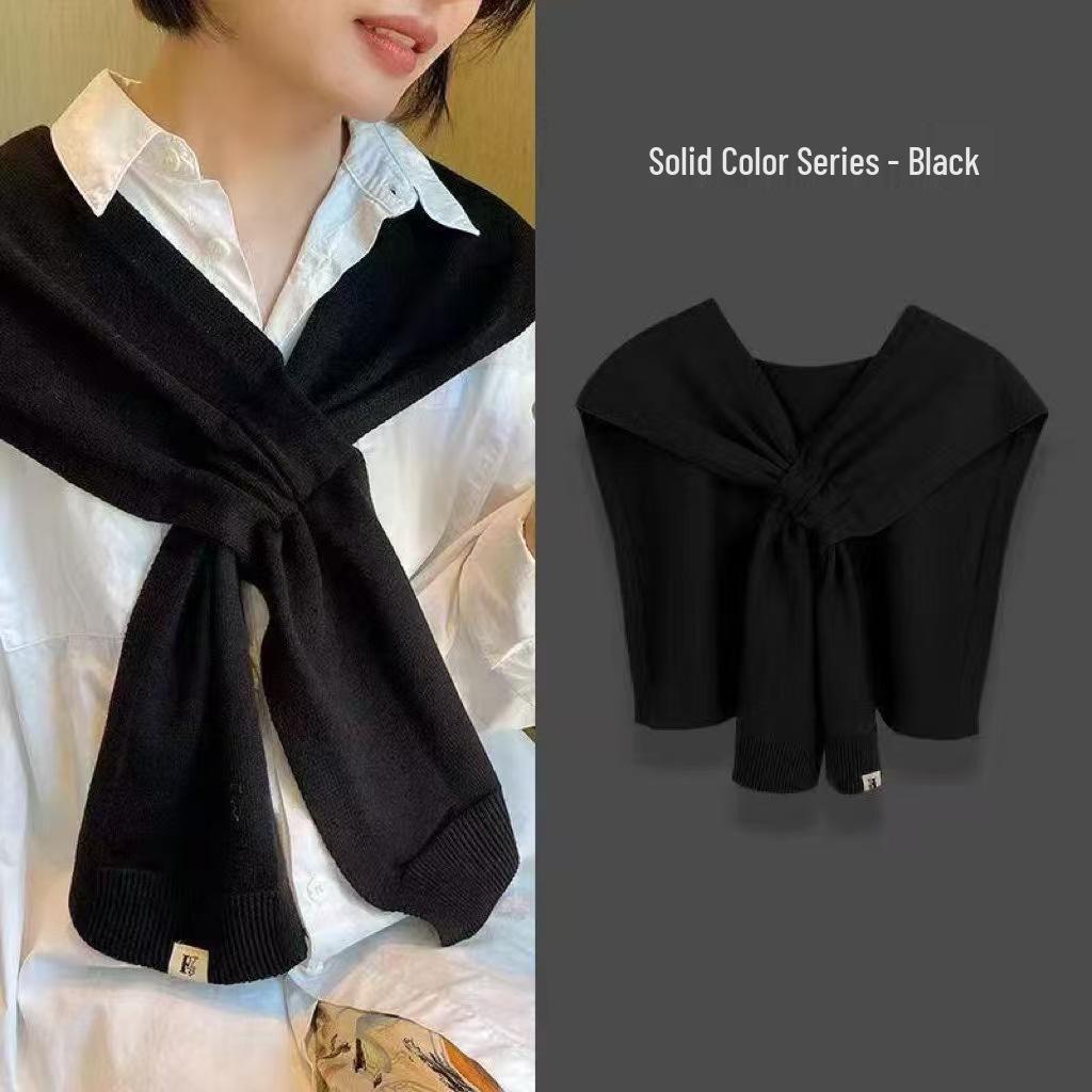 Dongdaemun Women s Knitted Wool Scarf Shawl - Versatile Sleeveless Cardigan for Autumn/Winter
Dongdaemun Women s Knitted Wool Scarf Shawl - Versatile Sleeveless Cardigan for Autumn/Winter