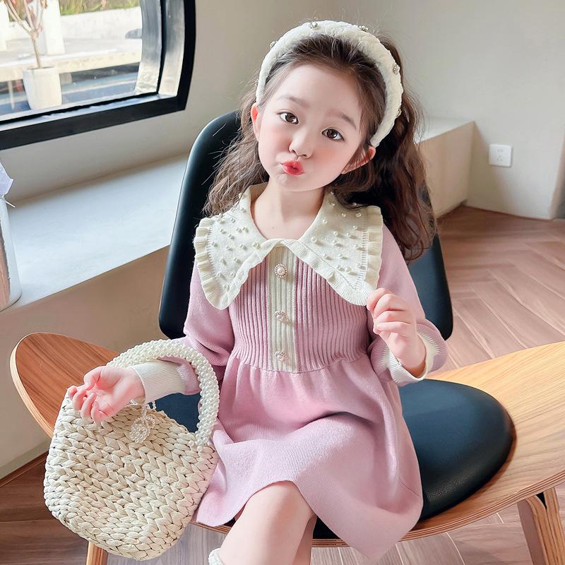 Платье-свитер для девочек, модное осенне-зимнее платье для маленьких девочек, жемчужное платье, платья принцессы для детей 120 розовый
Платье-свитер для девочек, модное осенне-зимнее платье для маленьких девочек, жемчужное платье, платья принцессы для детей 120 розовый