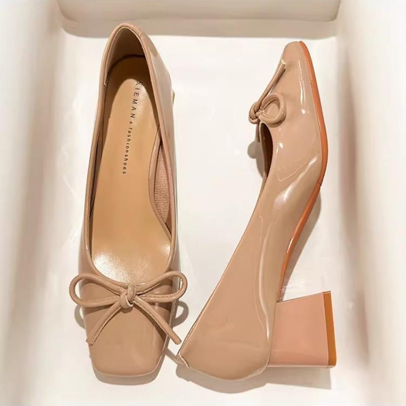 French Black Patent Leather Bow Square Toe Single Shoes Women s 2026 New Spring Career Work Block Heel Pump Shoes 40 тілесний
French Black Patent Leather Bow Square Toe Single Shoes Women s 2026 New Spring Career Work Block Heel Pump Shoes 40 тілесний
