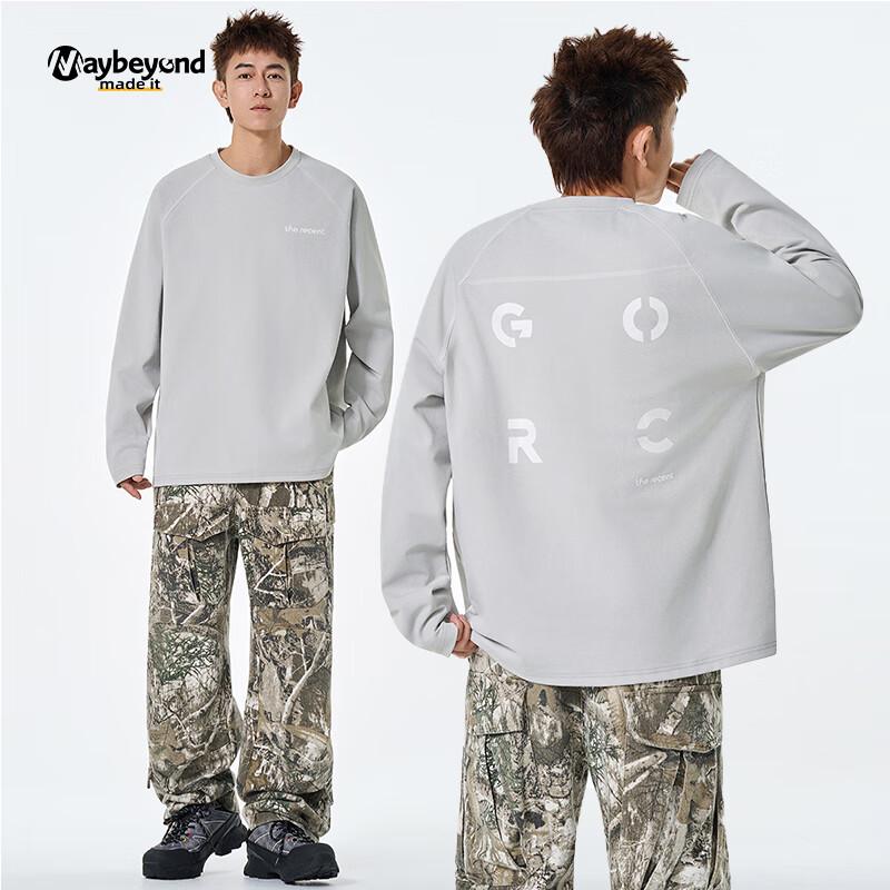 MAYBEYOND Men s Long-Sleeve Exposed Stitching T-Shirt XL
MAYBEYOND Men s Long-Sleeve Exposed Stitching T-Shirt XL
