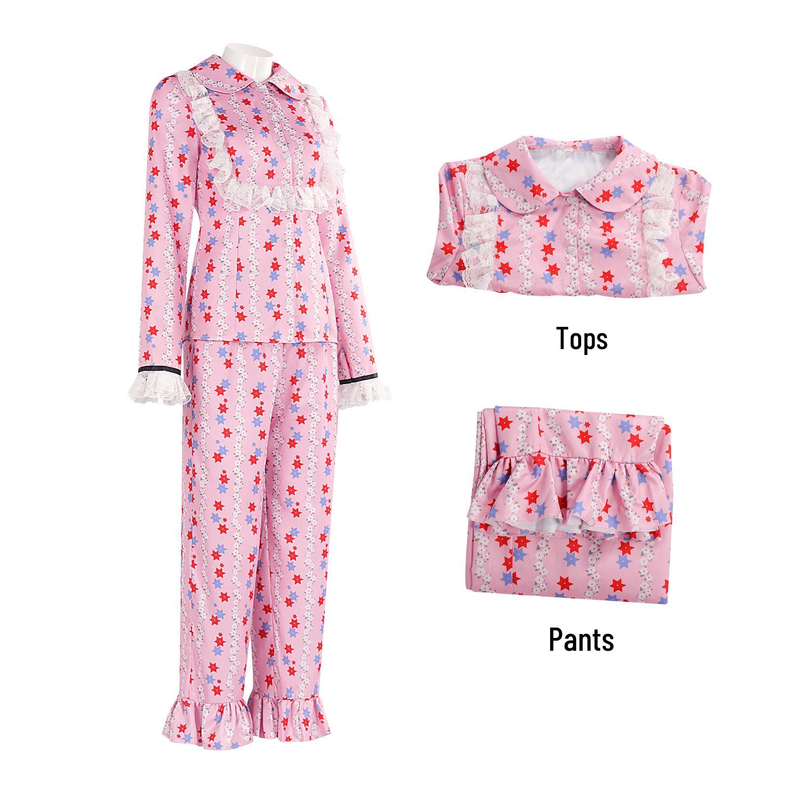 Костюм для косплея Рейган: Розовая и зеленая пижама из «Изгоняющего дьявола» на Хэллоуин XXL
Костюм для косплея Рейган: Розовая и зеленая пижама из «Изгоняющего дьявола» на Хэллоуин XXL