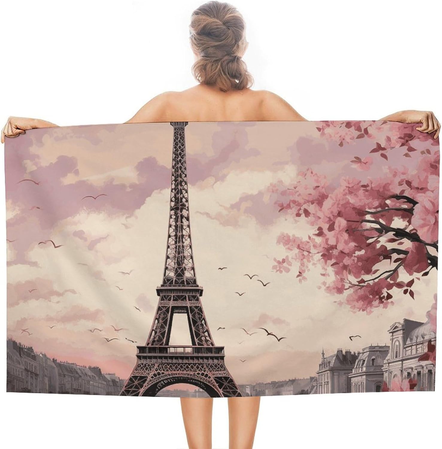 Deer Birds with Flowers Beach Towel Oversized Beach Blanket Waterproof Sandproof Pool Towels Quick Drying Outdoor Travel Towel W40*H60(CM)
Deer Birds with Flowers Beach Towel Oversized Beach Blanket Waterproof Sandproof Pool Towels Quick Drying Outdoor Travel Towel W40*H60(CM)