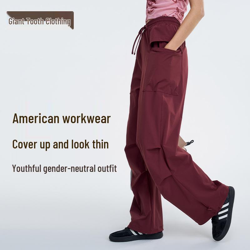 Women’s Retro Loose-Fit Drawstring Yoga Pants: Versatile Slim-Fit Casual Paratrooper Overalls L
Women’s Retro Loose-Fit Drawstring Yoga Pants: Versatile Slim-Fit Casual Paratrooper Overalls L