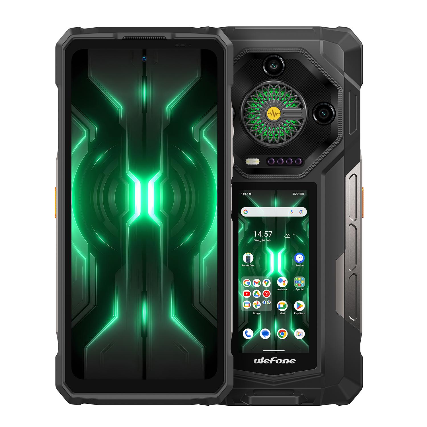 Ulefone Armor 33 Pro 5G 25500mAh Ударостійкий Телефон 32GB+512GB 6.95 120Hz 3.4 Задній Екран NFC Android 15 Смартфон Глобальний чорний
Ulefone Armor 33 Pro 5G 25500mAh Ударостійкий Телефон 32GB+512GB 6.95 120Hz 3.4 Задній Екран NFC Android 15 Смартфон Глобальний чорний