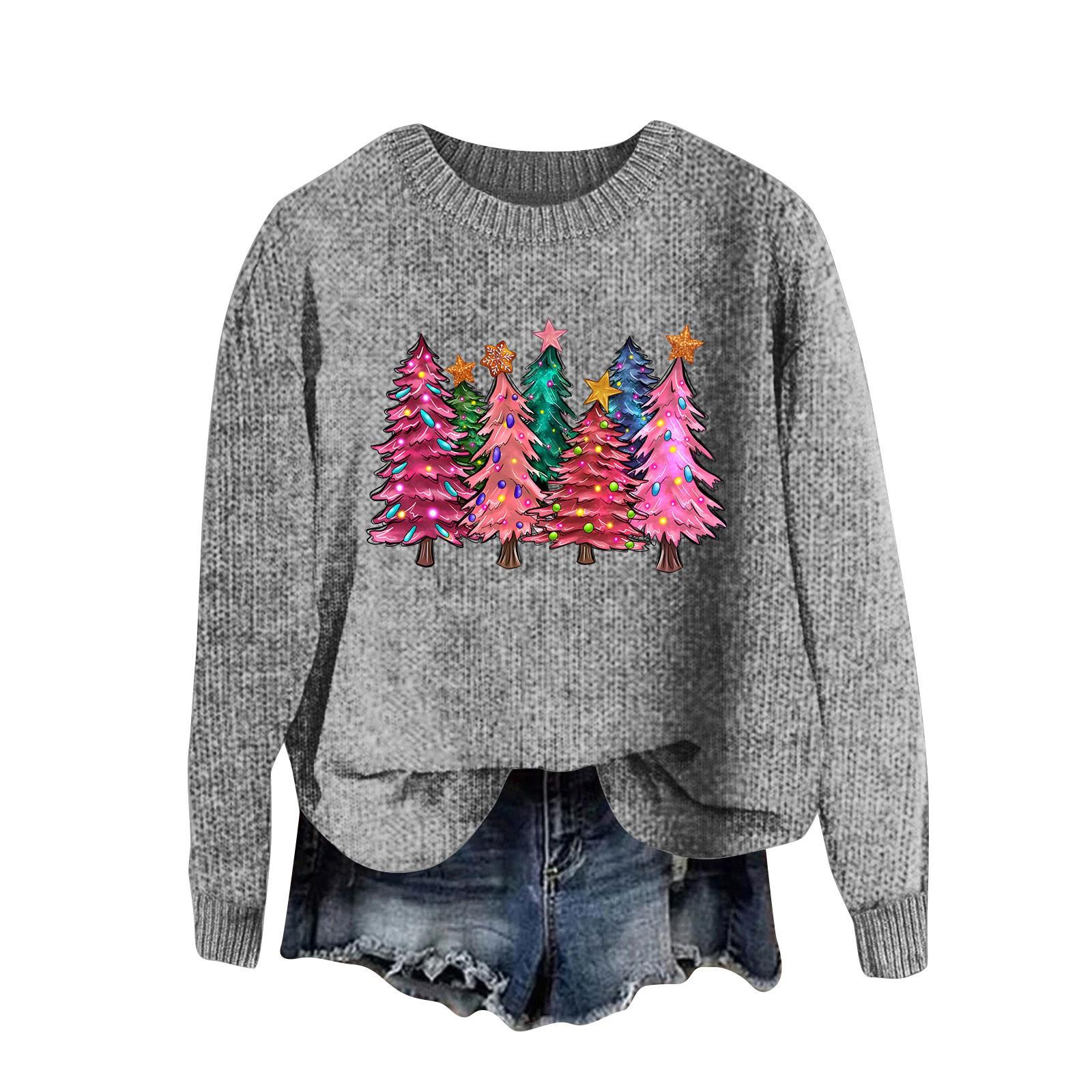 Женский модный повседневный шерстяной трикотажный пуловер с длинным рукавом и рождественским принтом S
Женский модный повседневный шерстяной трикотажный пуловер с длинным рукавом и рождественским принтом S