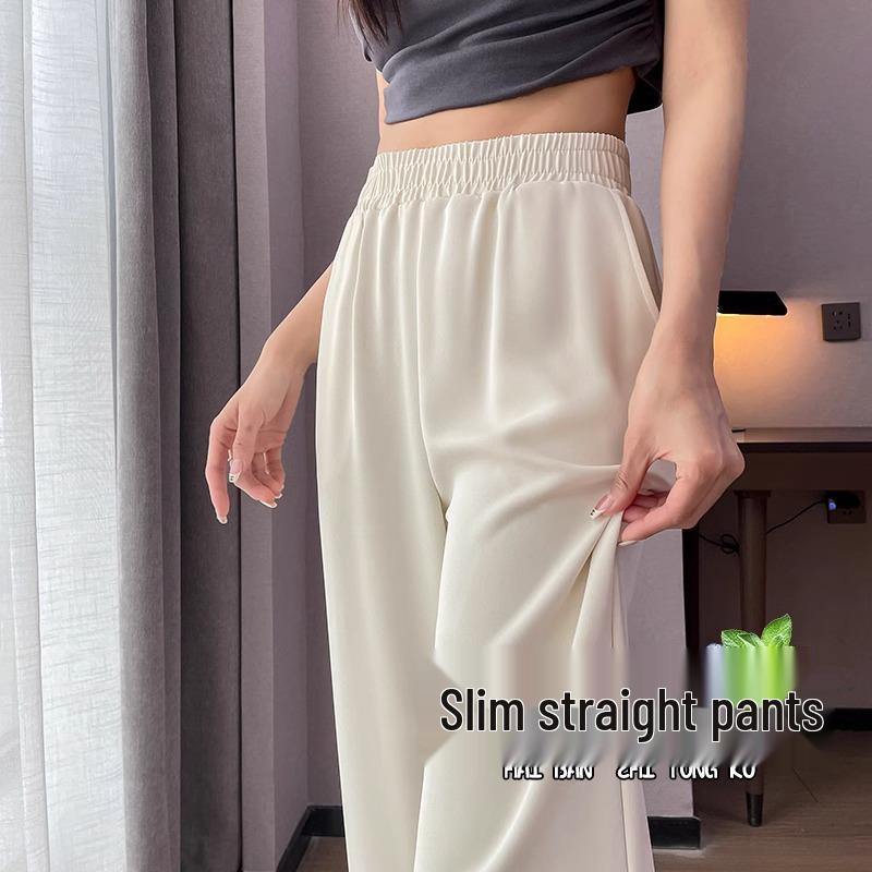 Women s Slim Straight-Leg Ice Silk Pants, Petite Summer Cool 2025, Elastic Waist, Suit Style XL
Women s Slim Straight-Leg Ice Silk Pants, Petite Summer Cool 2025, Elastic Waist, Suit Style XL
