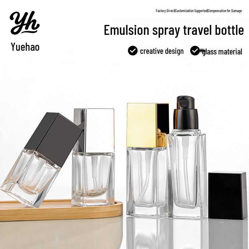 In-Stock Frosted Glass Pump Bottles for Essence/Lotion - Square, Transparent, 12-40ml Sizes 15ml clear white square cap
In-Stock Frosted Glass Pump Bottles for Essence/Lotion - Square, Transparent, 12-40ml Sizes 15ml clear white square cap