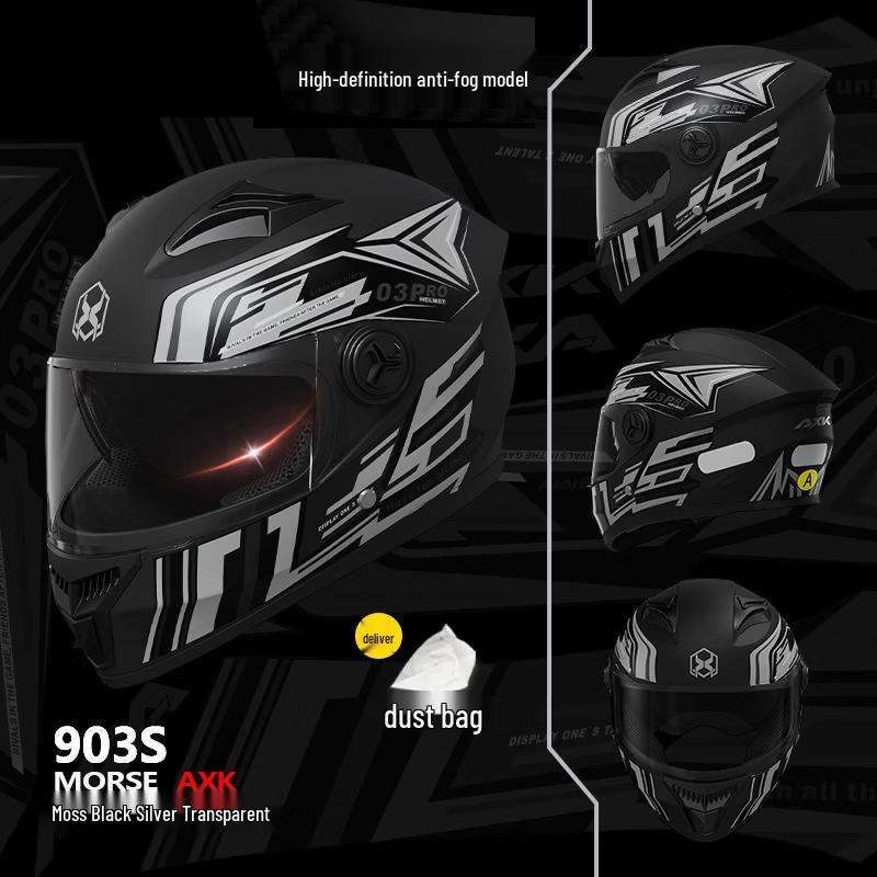 Miling All-Season Full-Face Motorcycle Helmet One Size
Miling All-Season Full-Face Motorcycle Helmet One Size