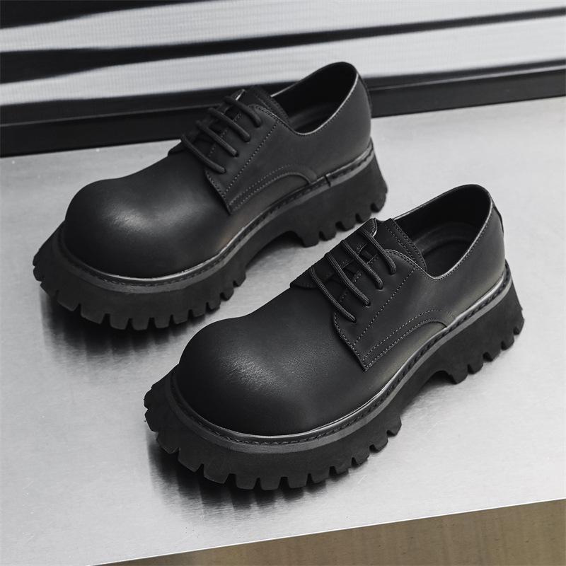 2024 Men s High-End Thick-Soled Black Derby Shoes - Versatile Spring/Autumn Casual Style 43
2024 Men s High-End Thick-Soled Black Derby Shoes - Versatile Spring/Autumn Casual Style 43