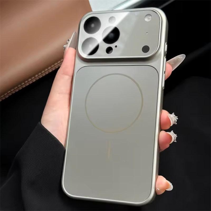 Офіційний AG Nano Matte Glass Case для iPhone 17 Air 16 15 14 13 Pro Max 17promax Для бездротової зарядки Magsafe Магнітна тверда кришка iPhone 17 Air сірий
Офіційний AG Nano Matte Glass Case для iPhone 17 Air 16 15 14 13 Pro Max 17promax Для бездротової зарядки Magsafe Магнітна тверда кришка iPhone 17 Air сірий