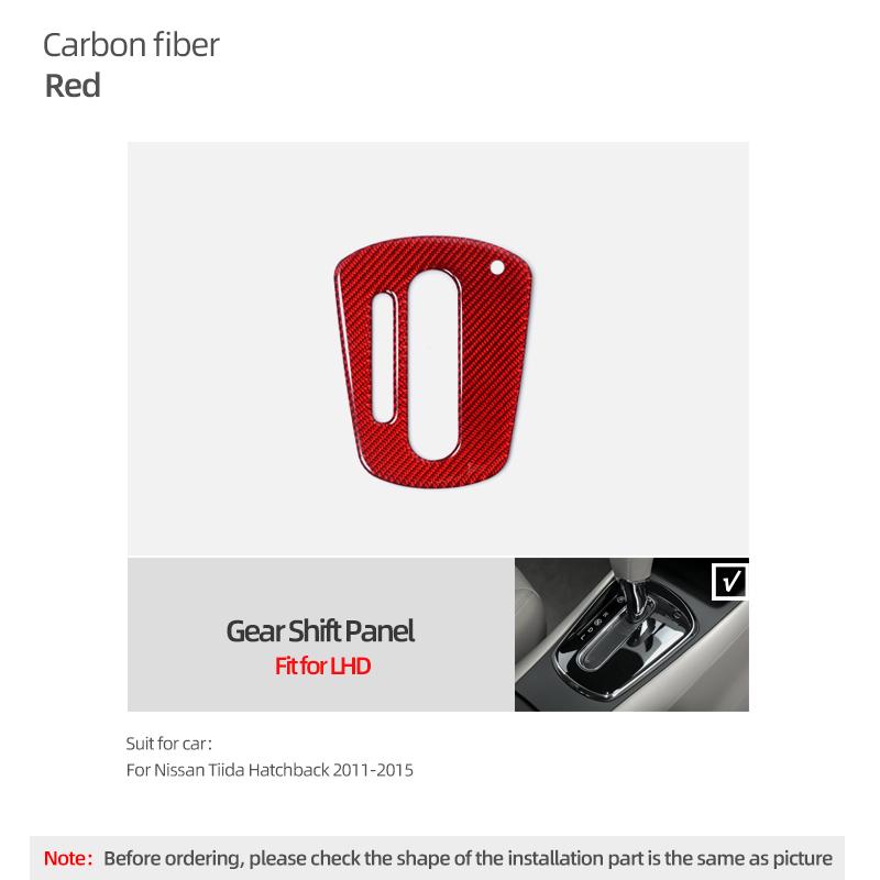 Real Carbon Fiber For Nissan Tiida 2011-2015 Center Console Gear Shifter Cover Trim Sticker Tuning Car Interior Accessories
Real Carbon Fiber For Nissan Tiida 2011-2015 Center Console Gear Shifter Cover Trim Sticker Tuning Car Interior Accessories