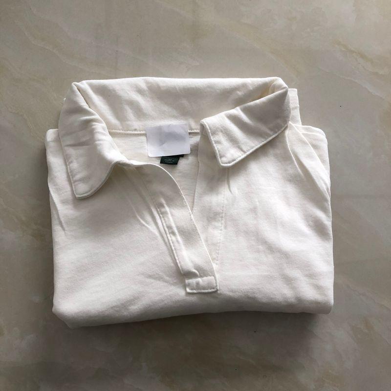 Женская летняя новая модная хлопковая футболка с V-образным вырезом и коротким рукавом большого размера Rice White B- 7-10-2 S
Женская летняя новая модная хлопковая футболка с V-образным вырезом и коротким рукавом большого размера Rice White B- 7-10-2 S