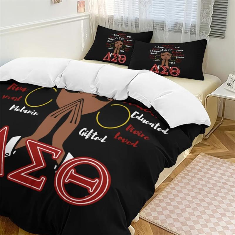 Delta Sorority Sigma Theta DST Bedding Set Boys Girls Twin Queen Size Duvet Cover Pillowcase Bed Kids Adult Home Textileextile Tool 135x200cm 2pcs
Delta Sorority Sigma Theta DST Bedding Set Boys Girls Twin Queen Size Duvet Cover Pillowcase Bed Kids Adult Home Textileextile Tool 135x200cm 2pcs