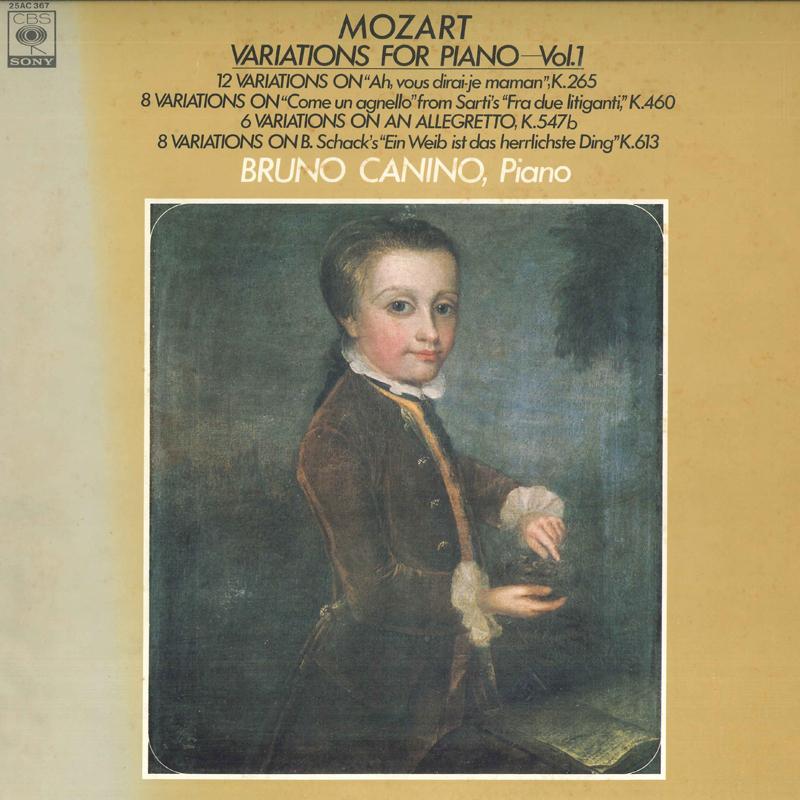 LP Record - Mozart: Variations Volume 1 25AC367 CBS SONY 1976 Japan Obi Classical Used
LP Record - Mozart: Variations Volume 1 25AC367 CBS SONY 1976 Japan Obi Classical Used