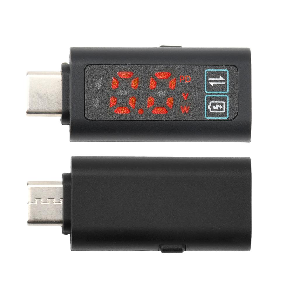 DC 5-24V Intelligent Digital Voltage and Power Display Meter PD100W Fast Charger Adaptor Type C Interface червоний
DC 5-24V Intelligent Digital Voltage and Power Display Meter PD100W Fast Charger Adaptor Type C Interface червоний