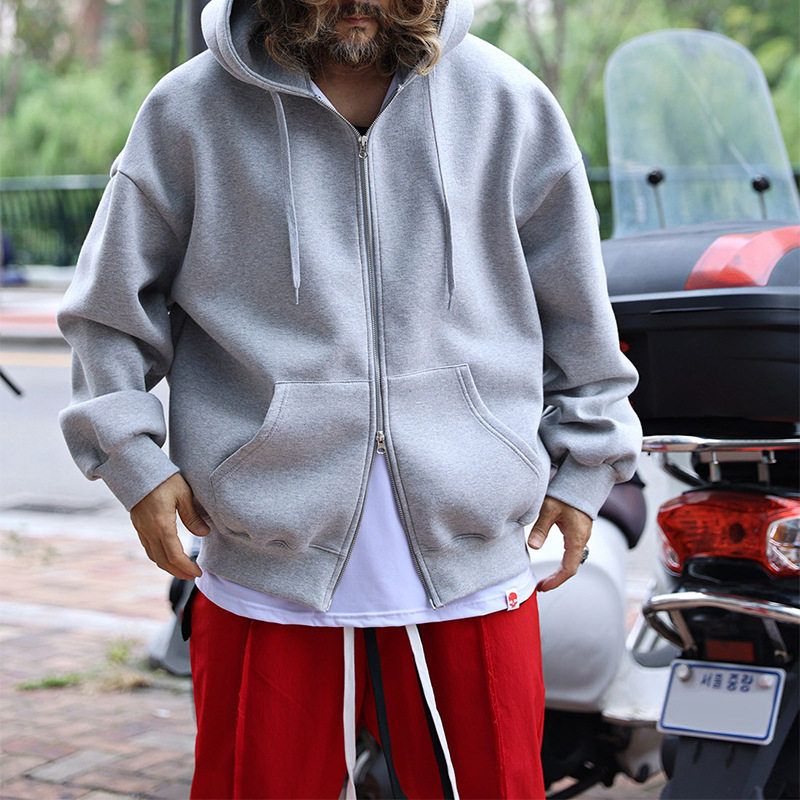 Autumn and Winter Sweatshirt Jacket for Men Cross-Border Men s Clothing European and American Amazon Fashion Solid Color Zipper Hooded Jacket for Men Gray L
Autumn and Winter Sweatshirt Jacket for Men Cross-Border Men s Clothing European and American Amazon Fashion Solid Color Zipper Hooded Jacket for Men Gray L