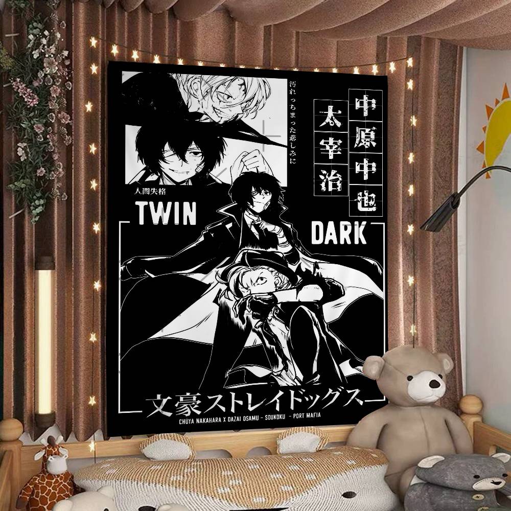 Anime Bungo Stray Dogs Cartoon Tapestry Home Decoration Hippie Bohemian Decoration Divination Home Decor 74x94cm(29x37in)
Anime Bungo Stray Dogs Cartoon Tapestry Home Decoration Hippie Bohemian Decoration Divination Home Decor 74x94cm(29x37in)