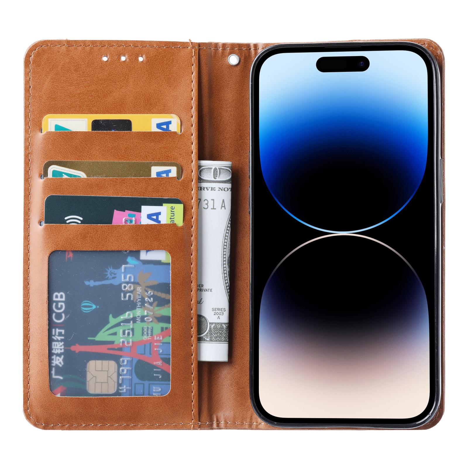 For iPhone 15 Magnetic Closing PU Leather Wallet Phone Cover Drop-proof Stand Case Black
For iPhone 15 Magnetic Closing PU Leather Wallet Phone Cover Drop-proof Stand Case Black