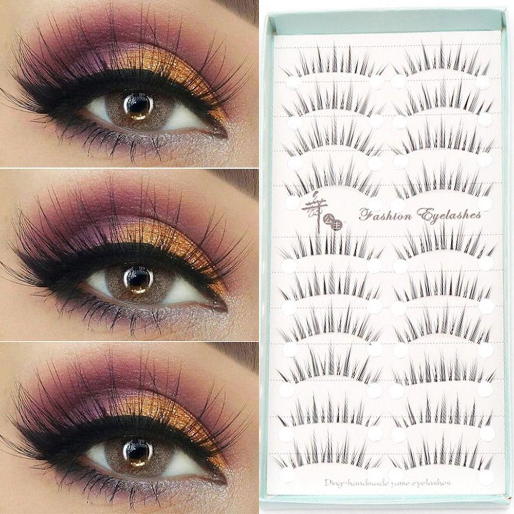 10 Pairs Soft Manga Eyelashes 3D Natural Short Eyelashes New False Lashes Eye Makeup Tool 402-F
10 Pairs Soft Manga Eyelashes 3D Natural Short Eyelashes New False Lashes Eye Makeup Tool 402-F