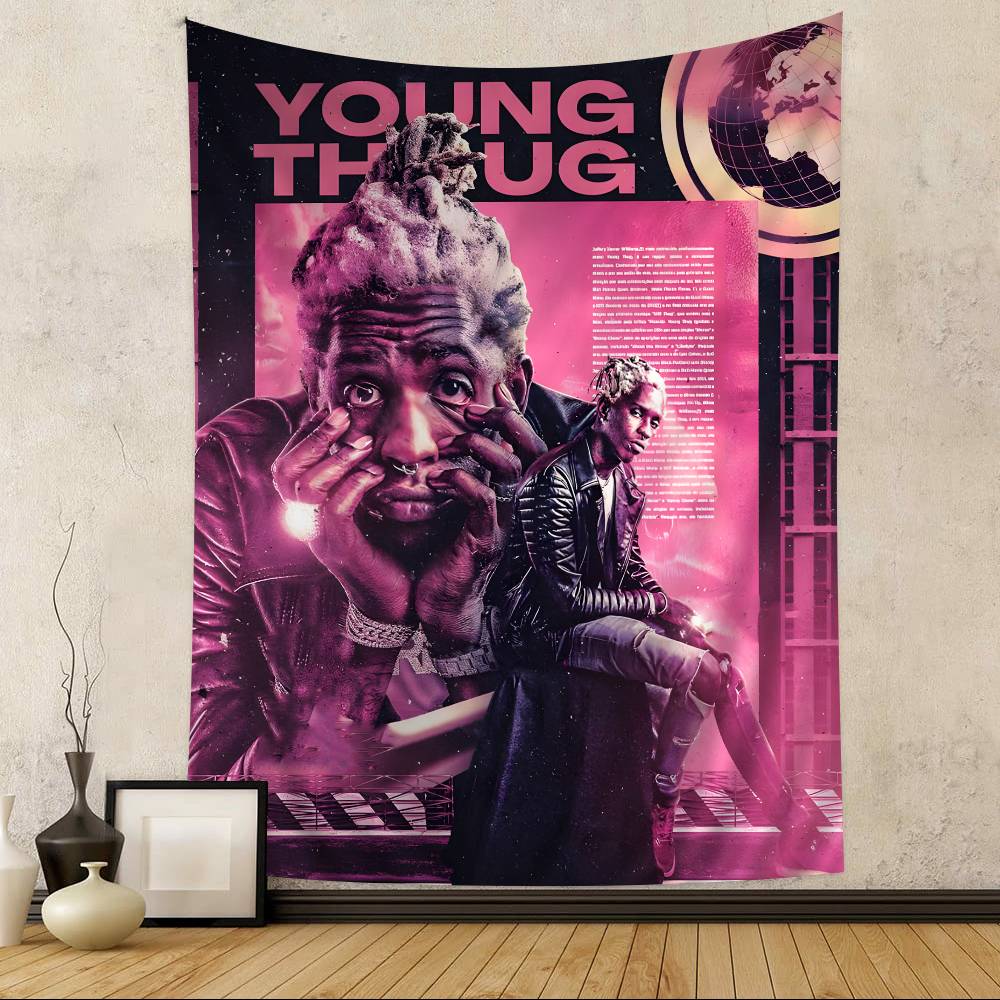 YYoung TThug Pop HipHop Rap Star Cartoon Tapestry Art Science Fiction Room Home Decor Wall Hanging Home Decor 74x94cm(29x37in)
YYoung TThug Pop HipHop Rap Star Cartoon Tapestry Art Science Fiction Room Home Decor Wall Hanging Home Decor 74x94cm(29x37in)